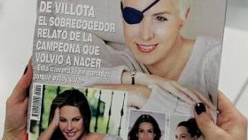 <b>SIEMPRE SONRIENDO. </b>María de Villota, con la publicación en la que ha hablado de su accidente.