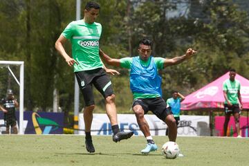 Atlético Nacional entrena de cara al partido frente a Patriotas por la Fecha 14 de la Liga BetPlay.