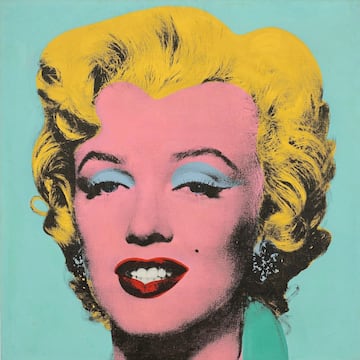 El pintor estadounidense del Pop Art, Andy Warhol, pint¨® esta obra ic¨®nica en 1964 y es una de las piezas m¨¢s conocidas de la serie de retratos de Marilyn Monroe que Warhol cre¨® en los a?os 60. Se vendi¨® en 2022 en una subasta de Christie's por 195 millones de d¨®lares convirti¨¦ndose en la obra de arte del siglo XX m¨¢s cara vendida en una subasta.