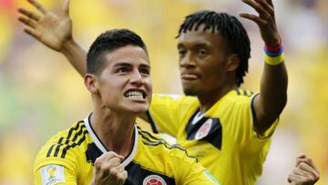 James y Cuadrado son figuras de la Selección.