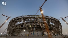Work continuing non-stop at Lusail Stadium, host of the World Cup final 2022