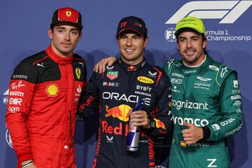 El piloto mexicano Sergio Pérez logra la pole del Gran Premio de Arabia Saudí por delante de Charles Leclerc y Fernando Alonso.