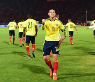 El 10 volvió al gol con la Selección Colombia 