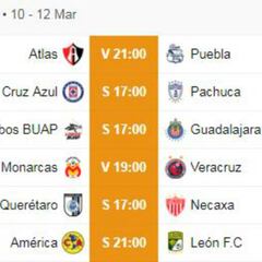 Conoce a los 7 rivales restantes de tu equipo en la Liga MX