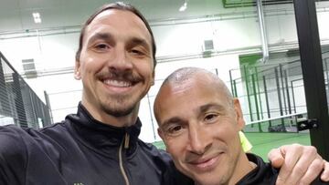 El delantero sueco Zlatan Ibrahimovic bromeó con la posibilidad de volver a jugar el Mundial en Rusia 2018.