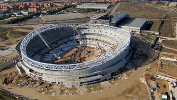 El Atlético de Madrid bautizará hoy al fin su nuevo estadio