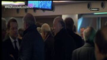 Del Bosque acudió al palco