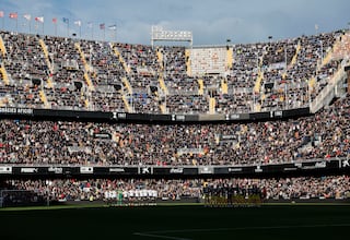 La afición del Valencia no falla