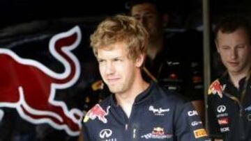 <b>CON DUDAS. </b>Vettel no quiere relajaciones.