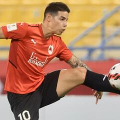 James, titular en derrota de Al Rayyan ante Al Arabi