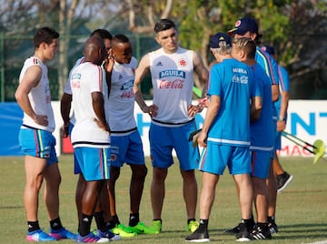 La indumentaria de entrenamiento que usó la Selección durante las Eliminatorias rumbo a Rusia 2018 y las Copas América Chile 2015 y Centenario USA 2016.