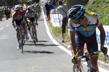 Tour 2009.
Etapa 15. Pontarlier-Verbier. Comenzando un ataque  