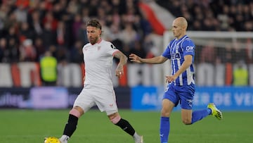 Jon Guridi con Sergio Ramos.