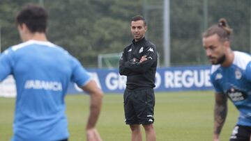 Borja Jiménez espera que el Depor dé una buena imagen en Tudela.