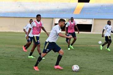 La Selección Colombia tuvo su primer entrenamiento con miras a la tercera fecha del Grupo de la Copa América ante Perú.