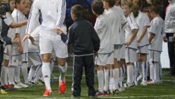 De la Red, entrenador del Real Madrid Cadete A.