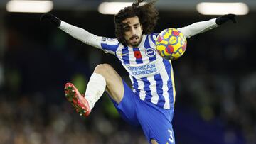 Marc Cucurella, en el Brighton.