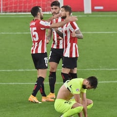 Marcelino cierra el círculo: gana a Madrid, Barça y Atlético