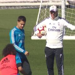 El Madrid sigue preparando su partido ante el Celta