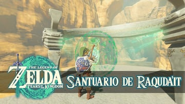 the legend of zelda tears of the kingdom nintendo switch guia santuario raquda'it
