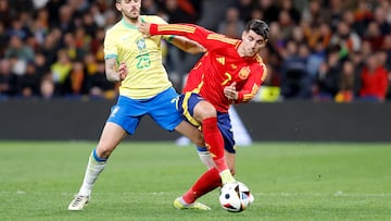26/03/24 PARTIDO INTERNACIONAL AMISTOSO
ESTADIO SANTIAGO BERNABEU
SELECCION ESPA?OLA ESPA?A - BRASIL
LUCAS BERALDO ALVARO MORATA