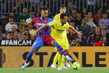 Aubameyang y Pedraza.