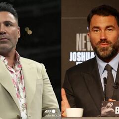 La contundente respuesta de Eddie Hearn a Óscar de la Hoya