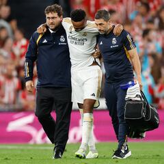 Alerta Militao: las imágenes de su fea lesión