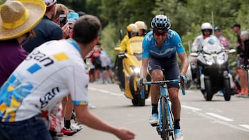 Mikel Landa durante el pasado Tour de Francia