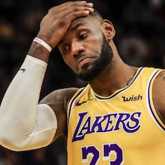 Pánico en los Lakers: LeBron se lesionó contra los Clippers