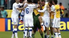 Cavani no evita que Italia se cuelgue el bronce en los penaltis