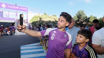 Valladolid 11/07/2024. Raúl Moro en el primer entrenamiento de la temporada 2024/25 Del Real Valladolid. Photogenic/Miguel Ángel Santos