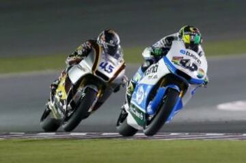 Pol Espargaró y Scott Redding tuvieron una bonita lucha en la última vuelta de la carrera de Moto2,