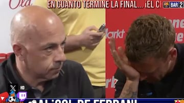 Lo nunca visto con el mejor Clásico de la década: Jota Jordi rompe a llorar en pleno directo
