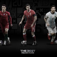 Cristiano, Lewandowski y Messi, finalistas del The Best 2020