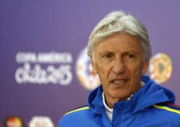 Pékerman y Cardona atendieron a los medios colombianos y argentinos previo al partido de cuartos de final de la Copa América