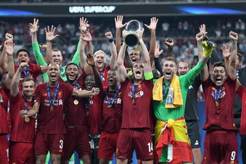 El Liverpool campeón de la Supercopa de Europa.