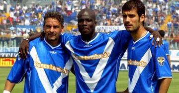 Durante su paso por Italia, el ex mediocampista español defendió los colores de la Roma y el Brescia, en este último compartió vestidor con Roberto Baggio y Stephen Appiah