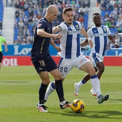 Javi Hernández, solución y problema del Leganés en defensa