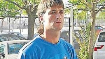 <b>VALORADO. </b>Kike Mateo ayer, a su llegada al Rico Pérez para el entrenamiento vespertino.