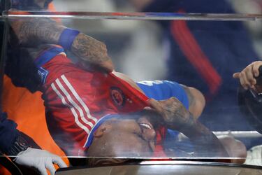 Vidal no aguantó más: así fue su dramática salida del Monumental 