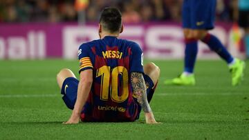 Messi, lesionado, es duda para la vuelta.