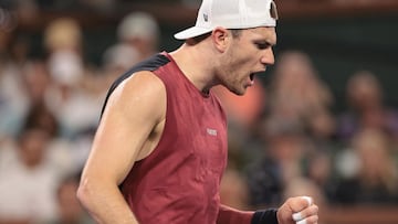 Jack Draper, contra Novak Djokovic en Indian Wells.