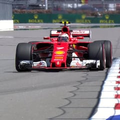 Sigue el duelo Ferrari-Mercedes con Raikkonen por delante
