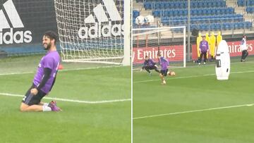 Goalfest! Isco and Kovacic with sublime training ground goals