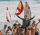 Hans Odriozola, campeón del mundo júnior de surf, competirá con Alemania