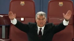 Laporta, más Laporta que nunca en el Camp Nou: atentos al vídeo
