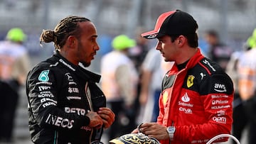 Charles Leclerc confiesa si el fichaje de Hamilton a Ferrari le tomó por sorpresa