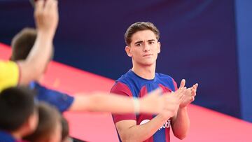 Gavi, en el trofeo Joan Gamper