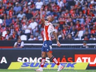 during the 10th round match between Atlas and Atletico de San Luis as part of the Liga BBVA MX Varonil, Torneo Clausura 2026 at Jalisco Stadium, on February 21, 2026 in Guadalajara, Jalisco, Mexico.